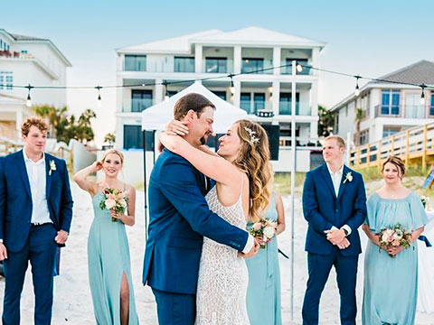 Destin Wedding Vacation Rentals, 30A Wedding Rentals, Beachfront House, Wedding Friendly